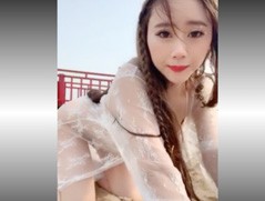 然然沙滩透视装直播