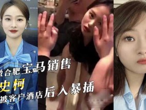 安徽合肥宝马销售史柯被客户酒jiu店后入爆插